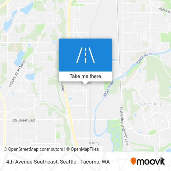 4th Avenue Southeast map