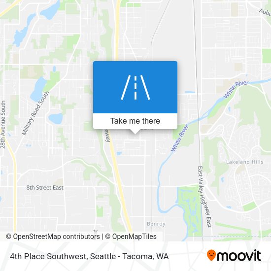 4th Place Southwest map