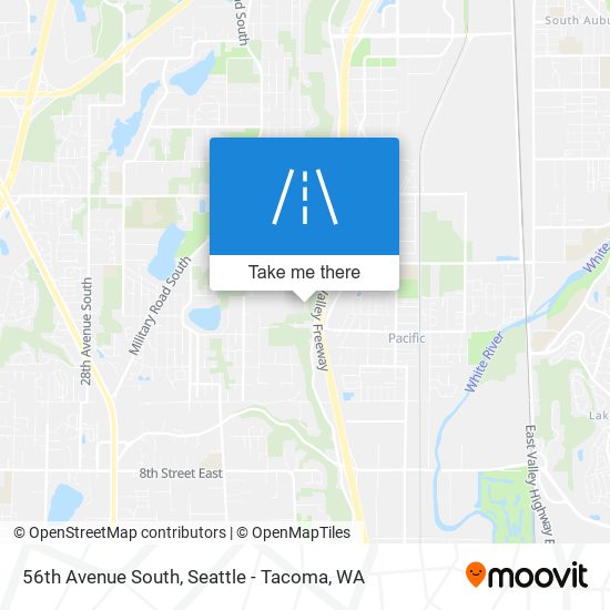 56th Avenue South map