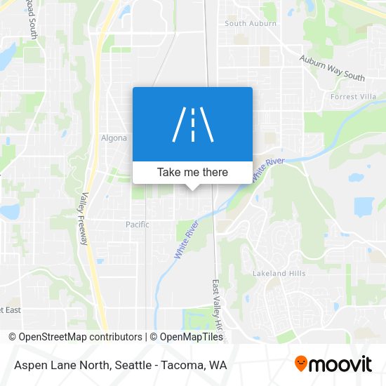 Aspen Lane North map