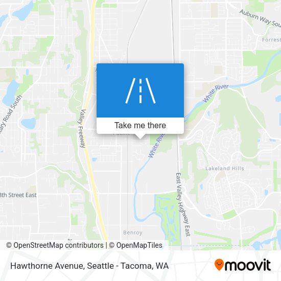 Hawthorne Avenue map