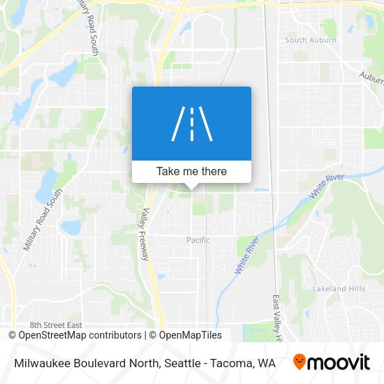 Milwaukee Boulevard North map