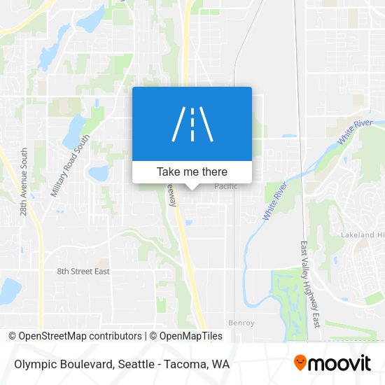 Mapa de Olympic Boulevard