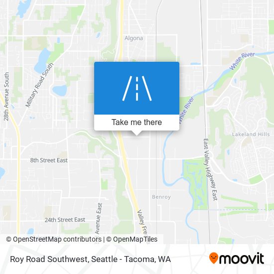 Roy Road Southwest map