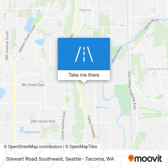 Stewart Road Southwest map