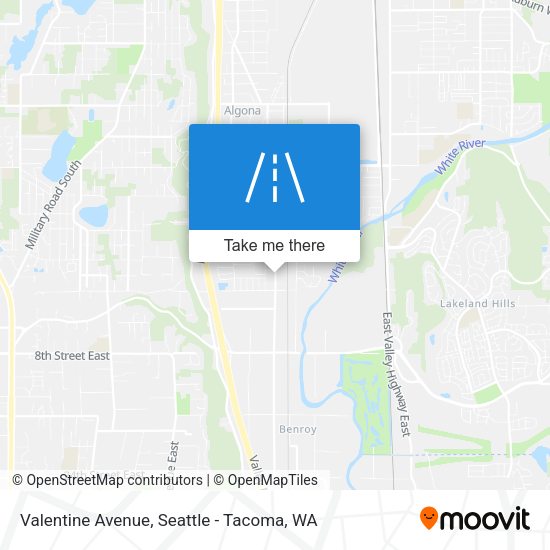 Mapa de Valentine Avenue