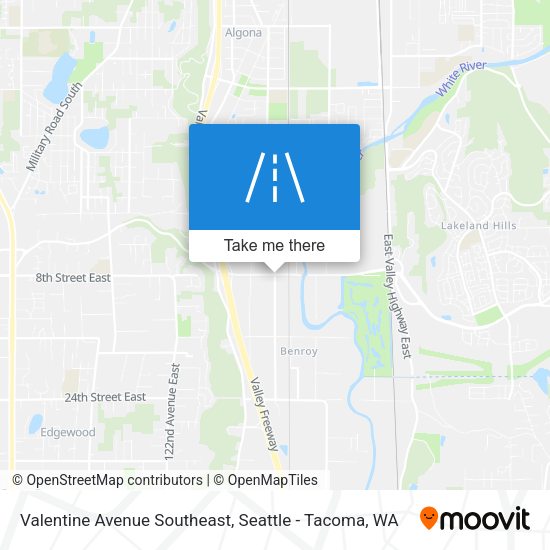 Mapa de Valentine Avenue Southeast