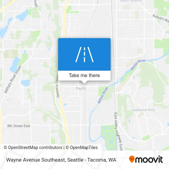 Wayne Avenue Southeast map