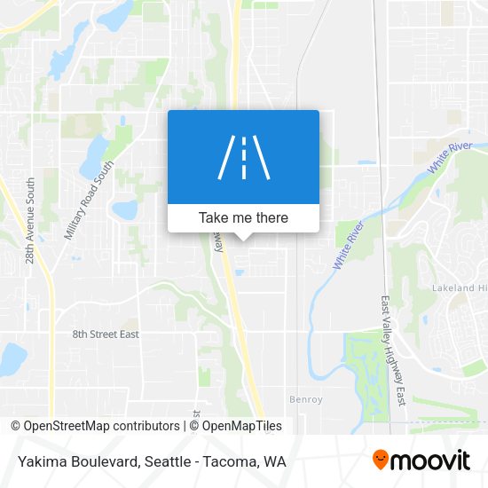 Mapa de Yakima Boulevard
