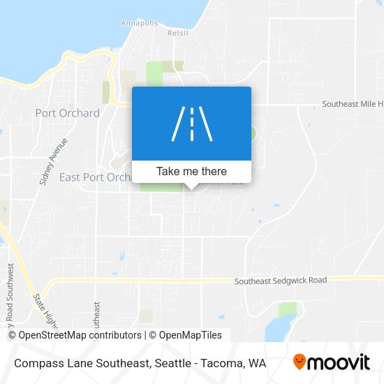 Compass Lane Southeast map