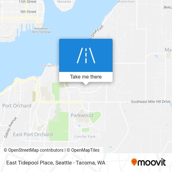 East Tidepool Place map