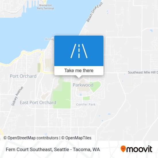 Fern Court Southeast map