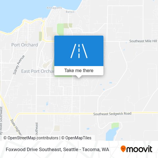 Mapa de Foxwood Drive Southeast