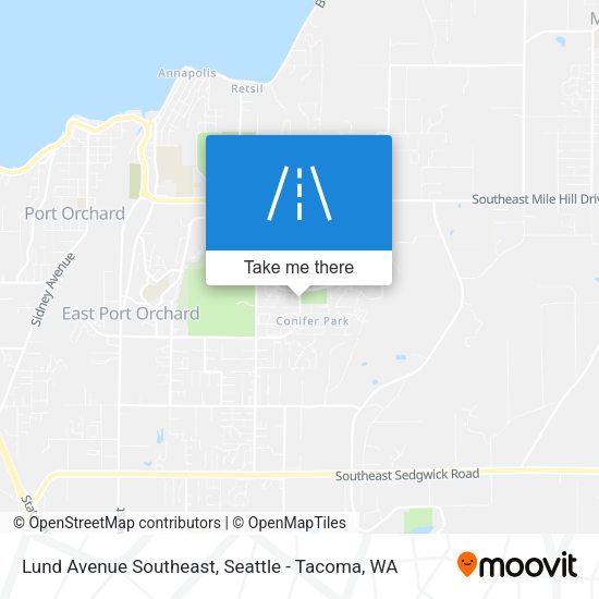 Lund Avenue Southeast map