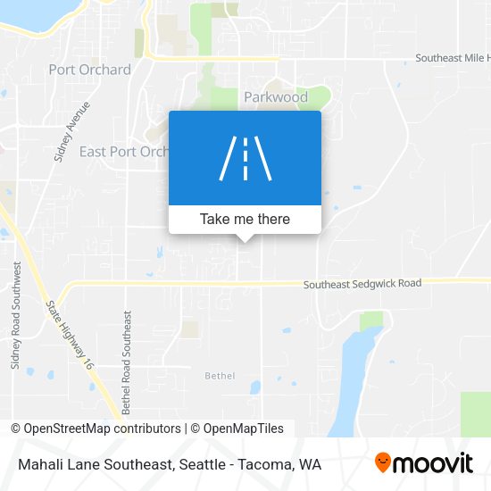 Mapa de Mahali Lane Southeast