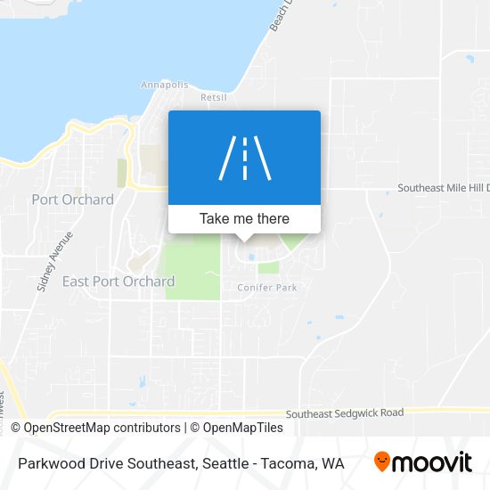 Mapa de Parkwood Drive Southeast