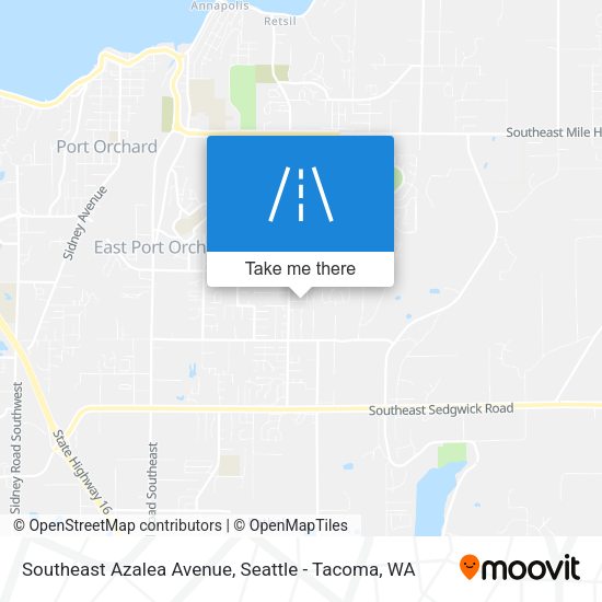 Mapa de Southeast Azalea Avenue