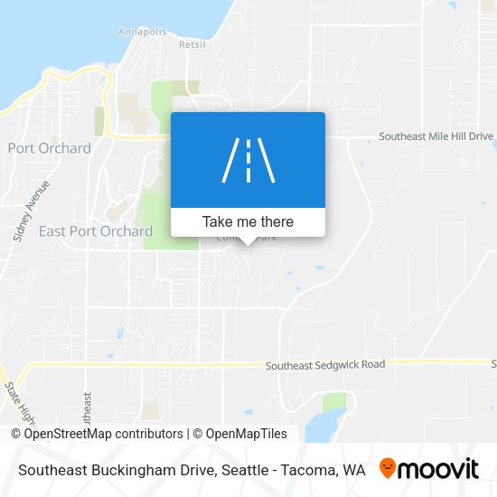 Southeast Buckingham Drive map