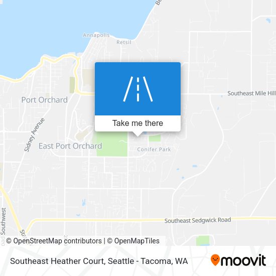 Mapa de Southeast Heather Court