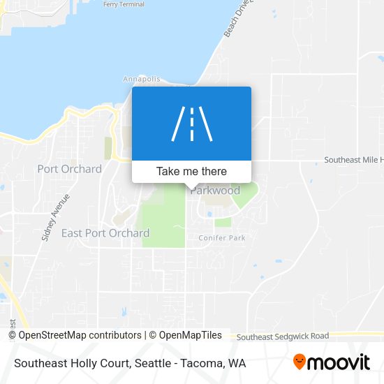Southeast Holly Court map