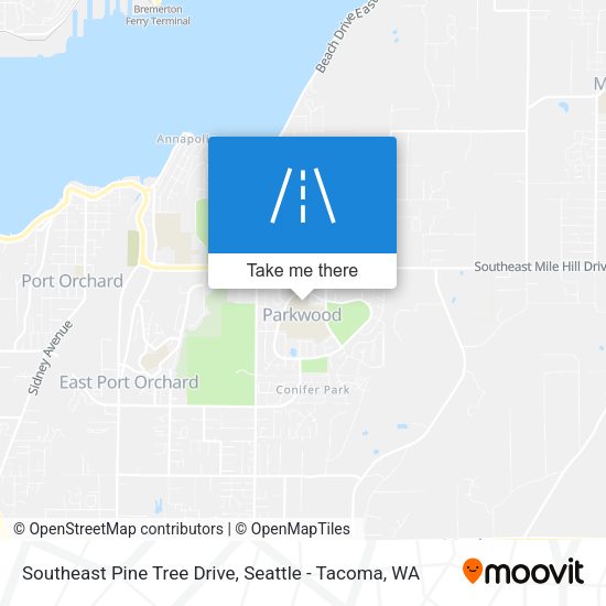 Mapa de Southeast Pine Tree Drive