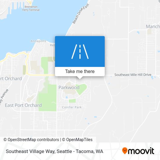 Southeast Village Way map