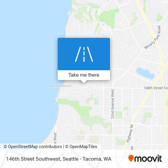 Mapa de 146th Street Southwest
