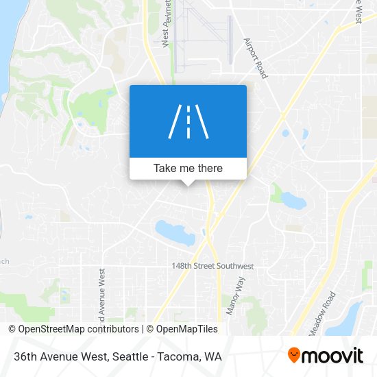 Mapa de 36th Avenue West