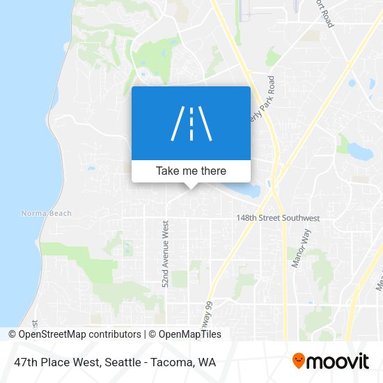 Mapa de 47th Place West