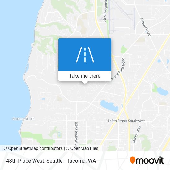 Mapa de 48th Place West
