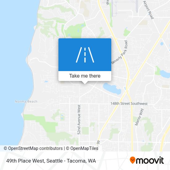 Mapa de 49th Place West