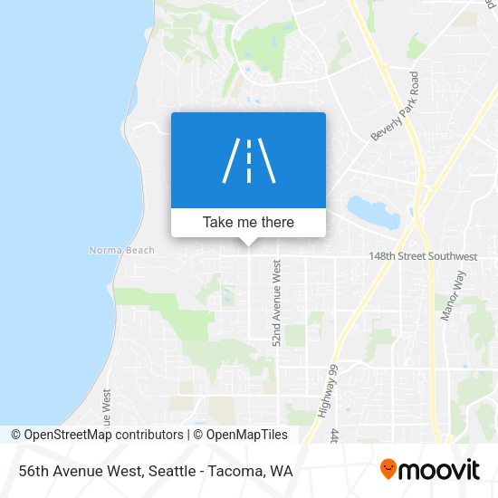Mapa de 56th Avenue West