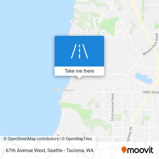 67th Avenue West map
