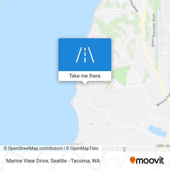 Mapa de Marine View Drive