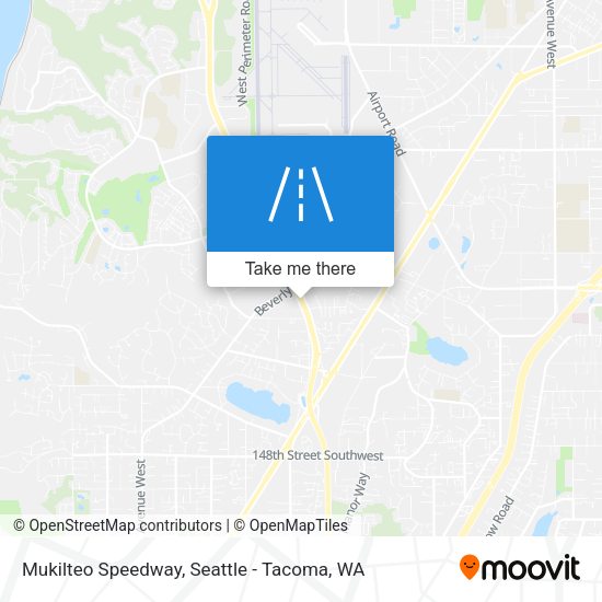 Mukilteo Speedway map