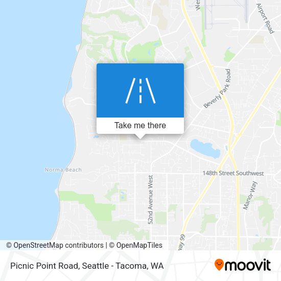 Mapa de Picnic Point Road