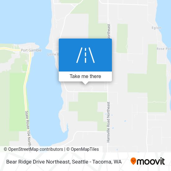 Bear Ridge Drive Northeast map