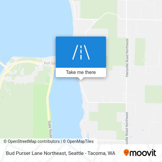 Bud Purser Lane Northeast map