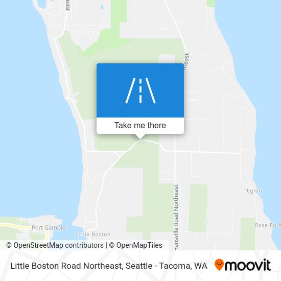 Little Boston Road Northeast map