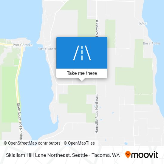 Mapa de Sklallam Hill Lane Northeast