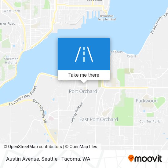 Austin Avenue map