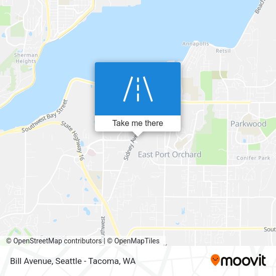 Bill Avenue map