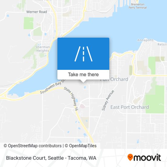 Mapa de Blackstone Court