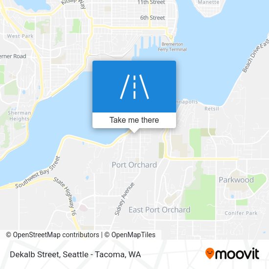 Mapa de Dekalb Street