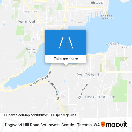 Mapa de Dogwood Hill Road Southwest