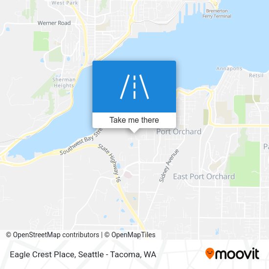 Eagle Crest Place map