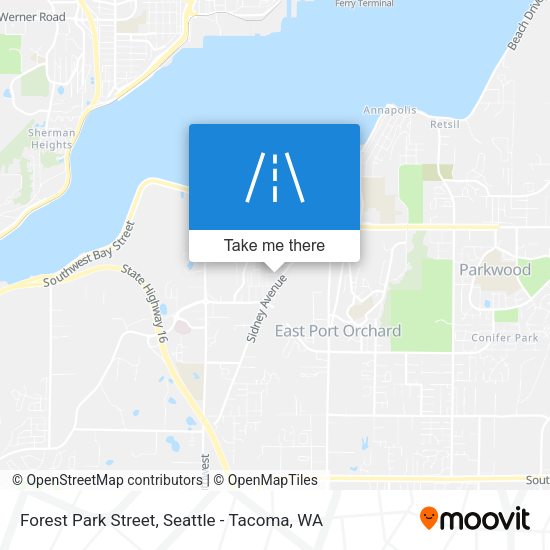 Forest Park Street map