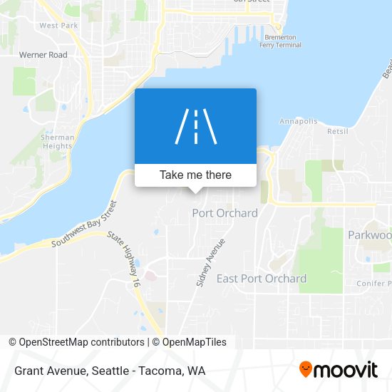 Grant Avenue map