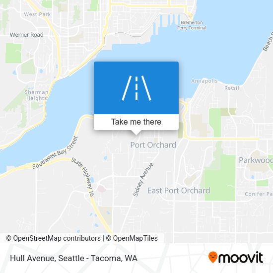 Hull Avenue map