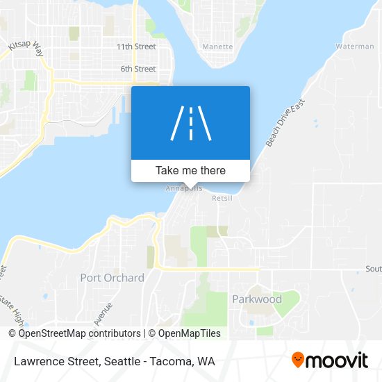 Lawrence Street map